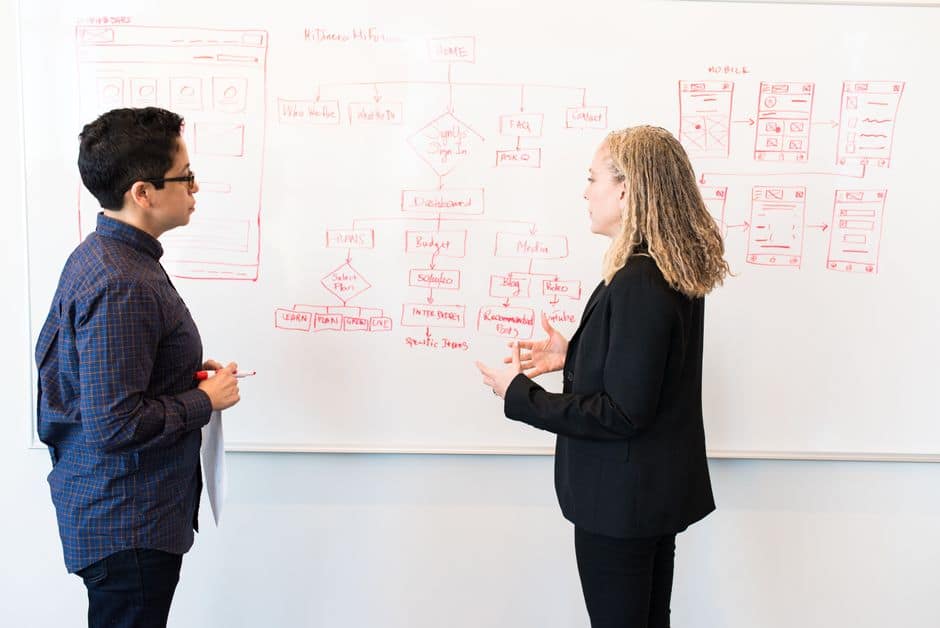 Profesional explicando conceptos clave para mejorar la visibilidad en IA